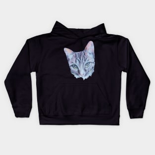 tabby kitten Kids Hoodie